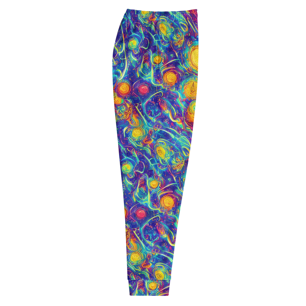 Cosmic Marigold on Men's Joggers — Right