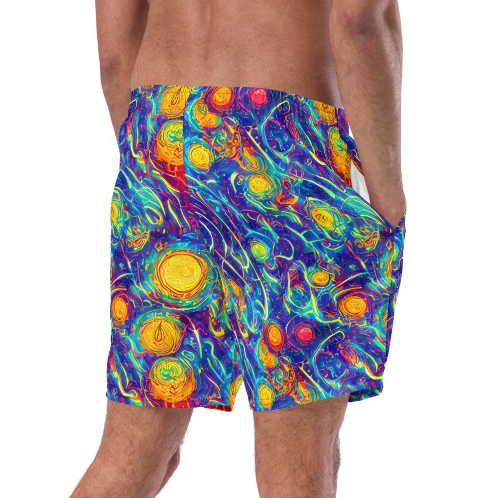 Cosmic Marigold on Swim Trunks — Right Back