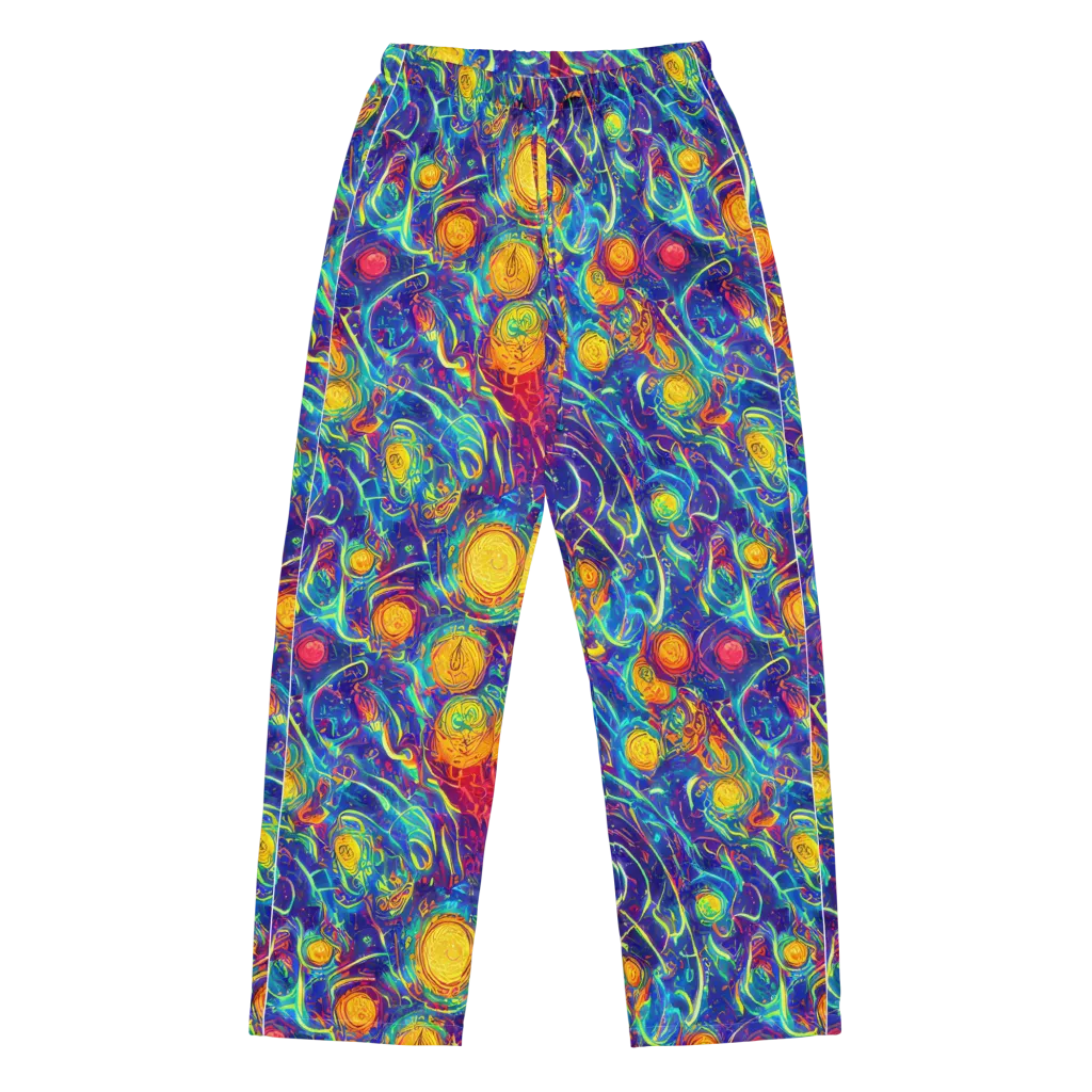 Cosmic Marigold on Women's Pajama Pants — Front