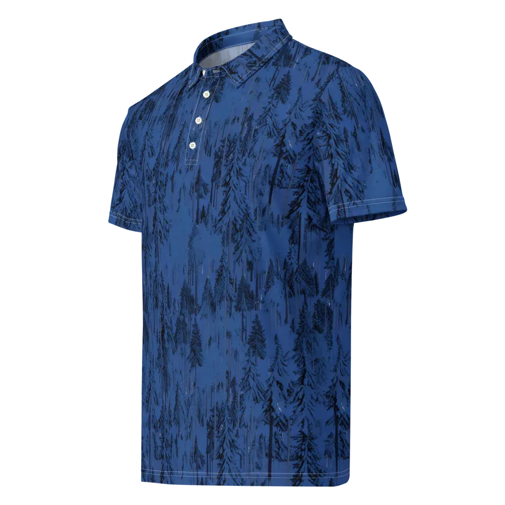 Bluewood Nocturne on Men's Slim Fit Polo Shirt — Left Front