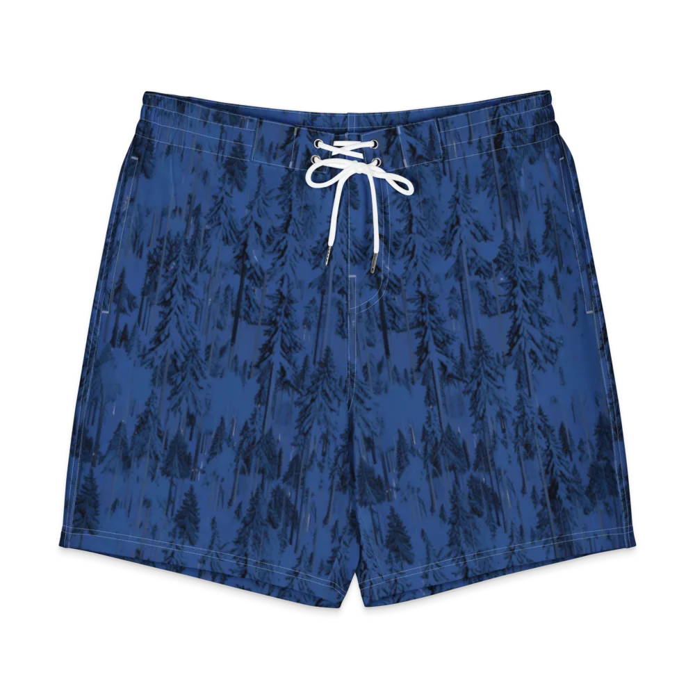 Bluewood Nocturne on Men's Board Shorts — Front