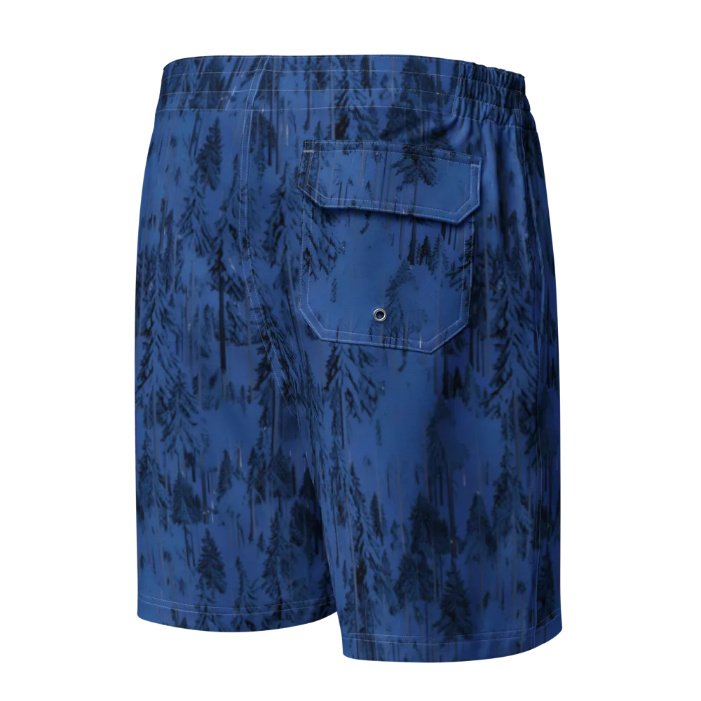 Bluewood Nocturne on Men's Board Shorts — Back