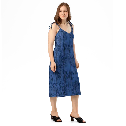 Bluewood Nocturne on a Slip Dress
