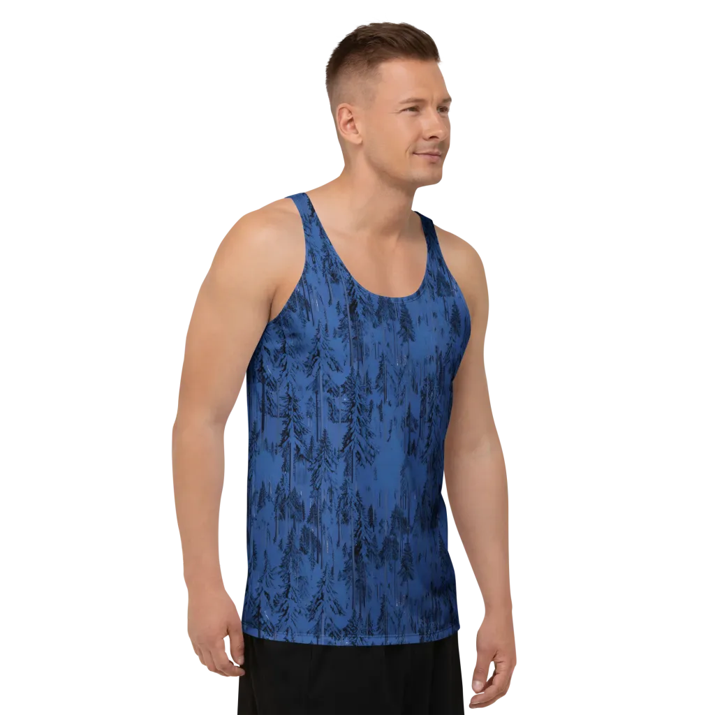 Bluewood Nocturne on Men's Tank Top — Right Front