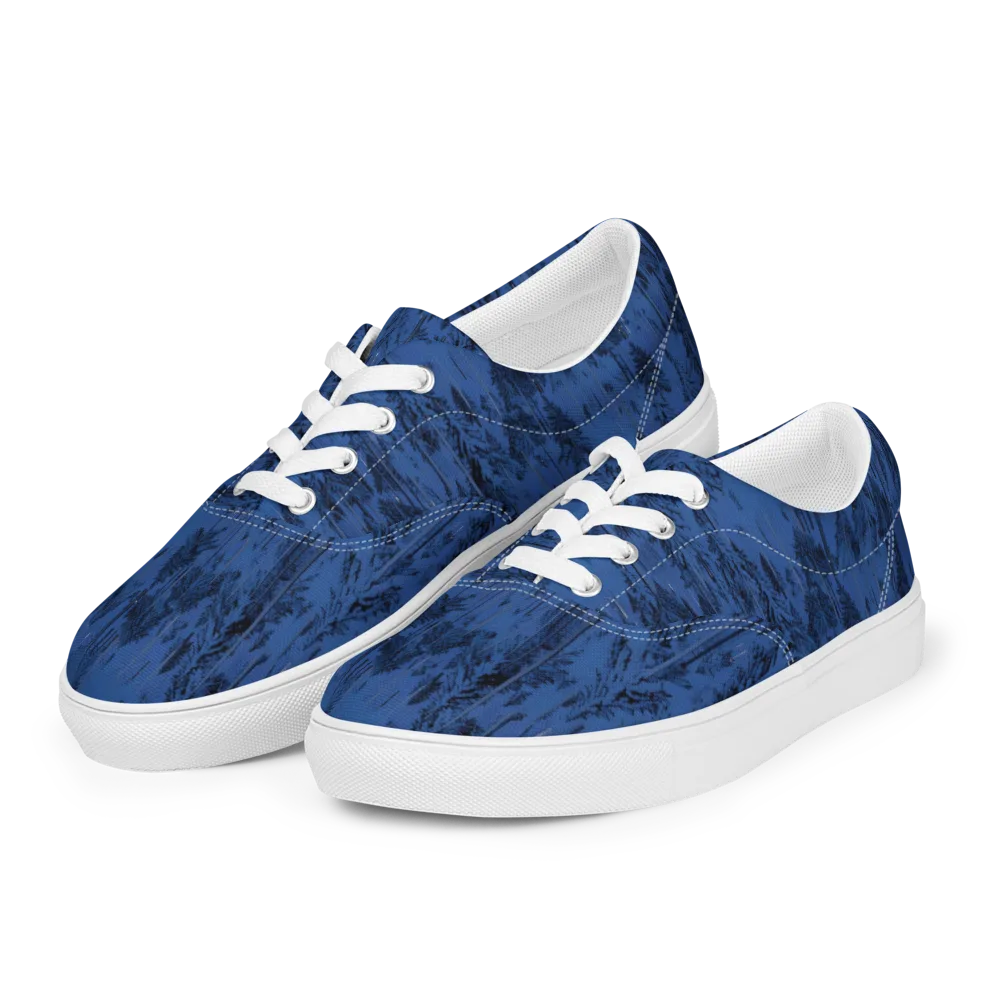 Bluewood Nocturne on Men's Lace-Up Canvas Shoes — Left Front