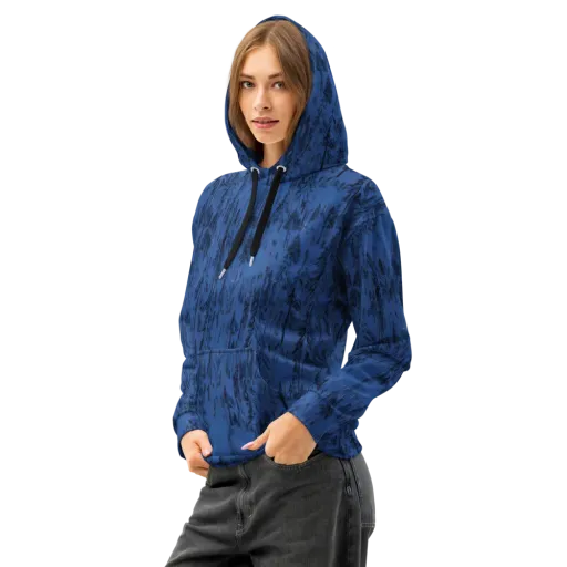 Bluewood Nocturne on a Cotton Hoodie