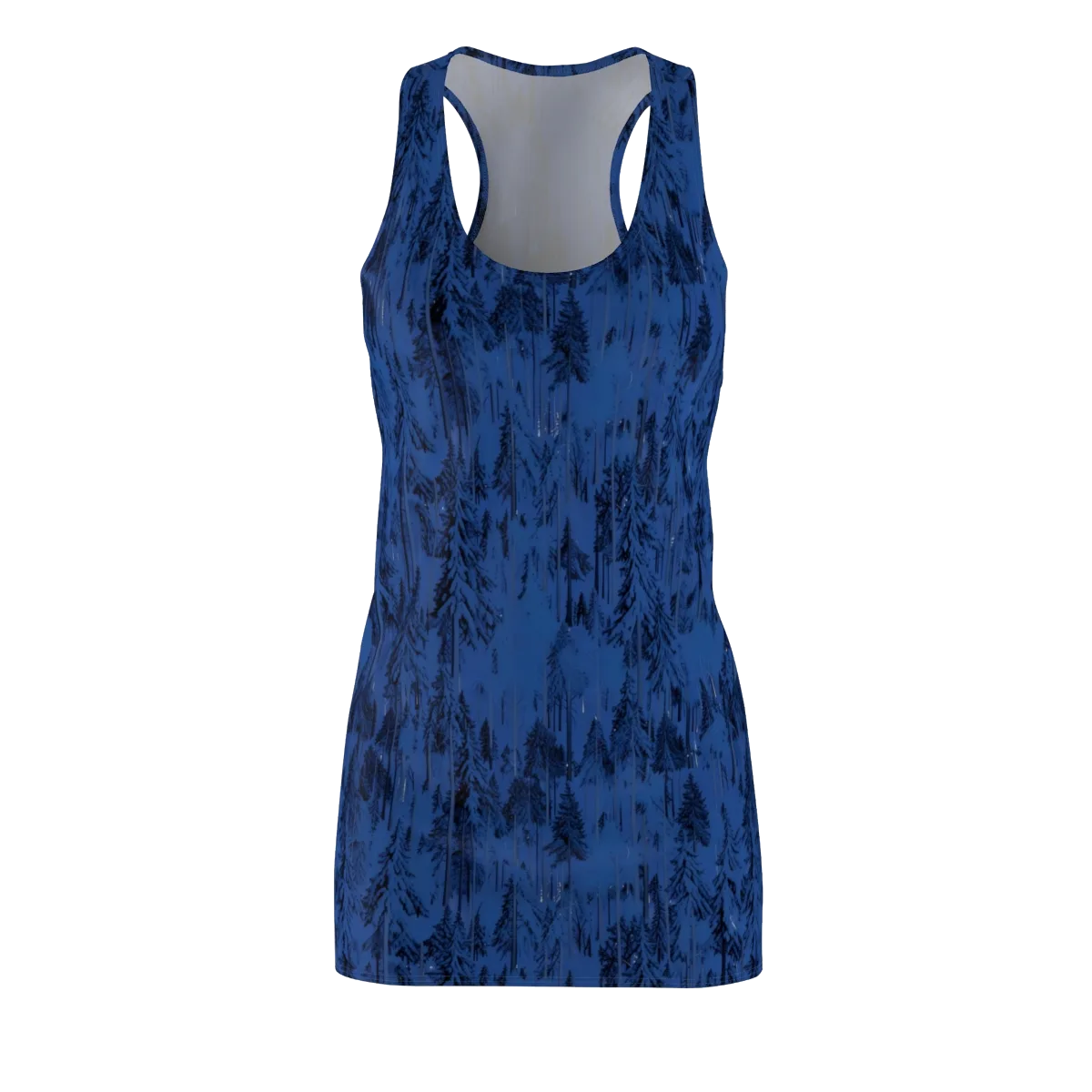 Bluewood Nocturne on Racerback Dress — Front