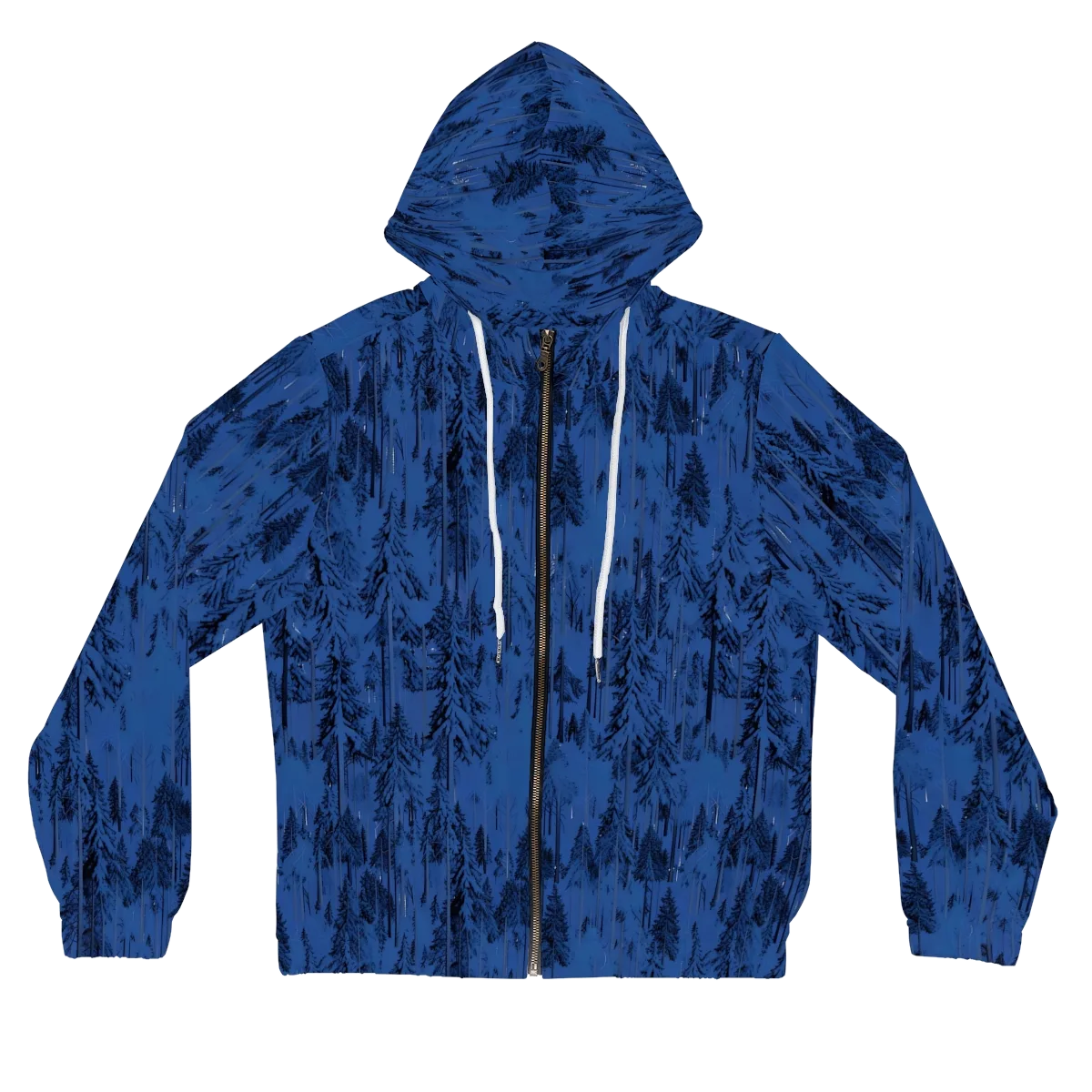 Bluewood Nocturne on Women's Full-Zip Hoodie — Front