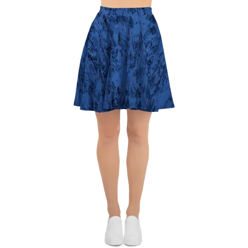 Bluewood Nocturne on a Skater Skirt