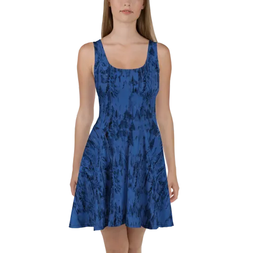 Bluewood Nocturne on a Skater Dress