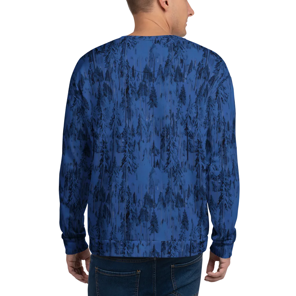 Bluewood Nocturne on Sweatshirt — Back
