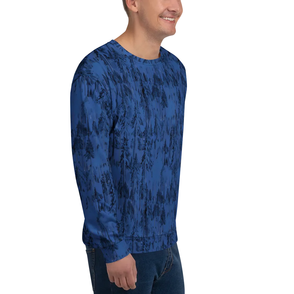 Bluewood Nocturne on Sweatshirt — Right Front
