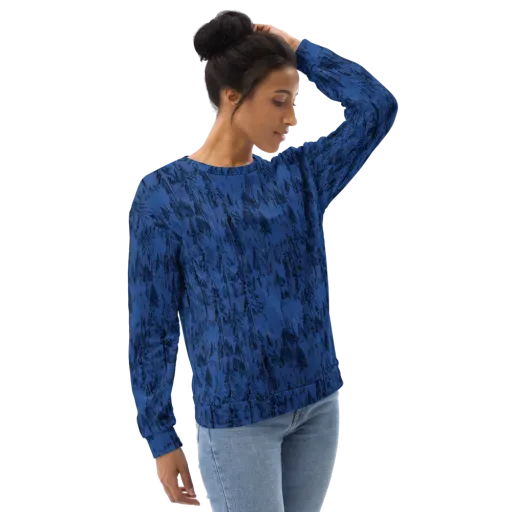 Bluewood Nocturne on a Sweatshirt