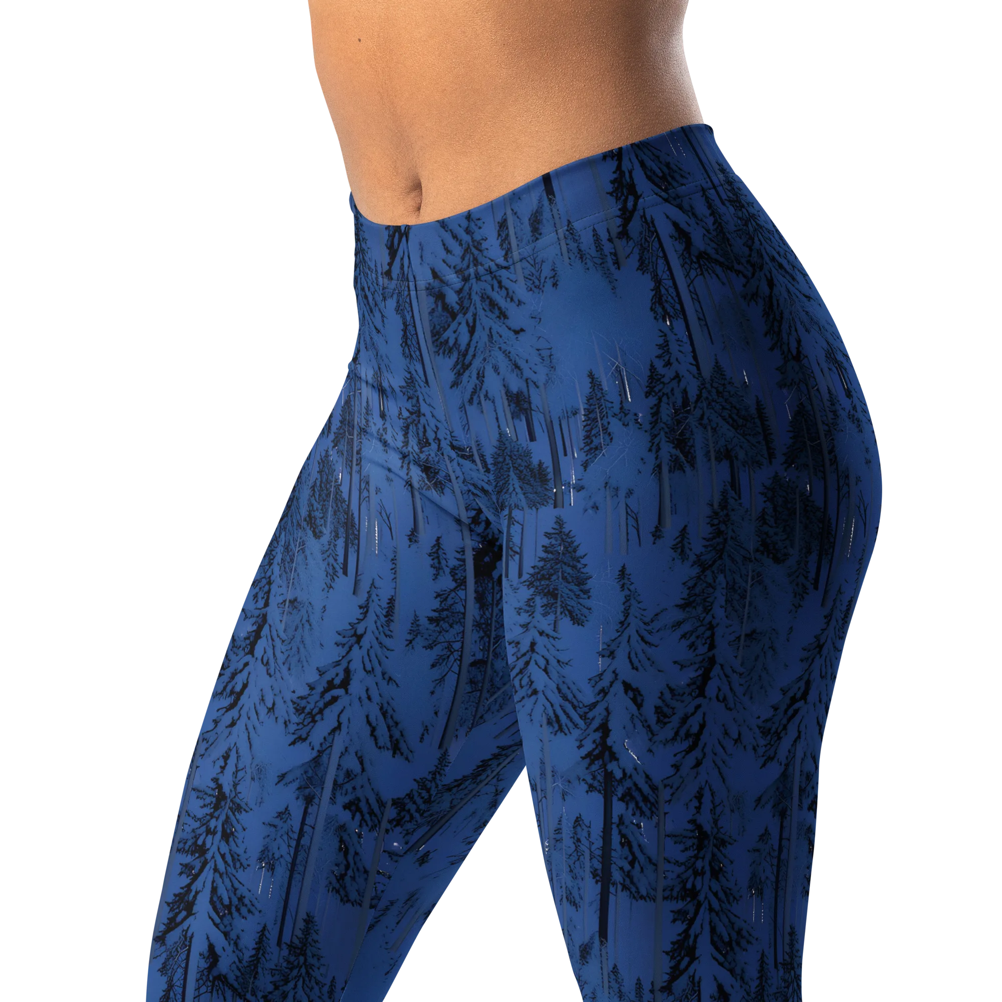 Bluewood Nocturne on Leggings — Left Front