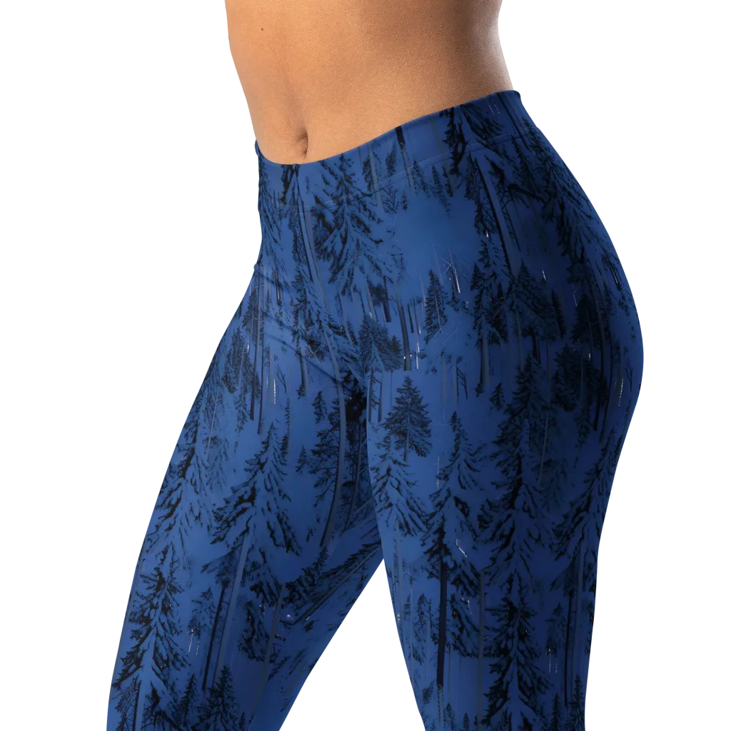 Bluewood Nocturne on Leggings — Left Front