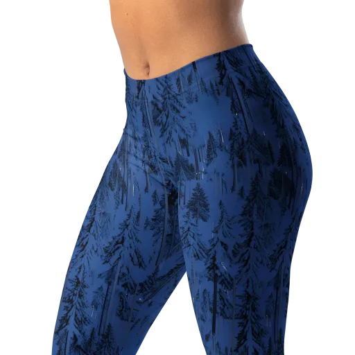 Bluewood Nocturne on a Leggings