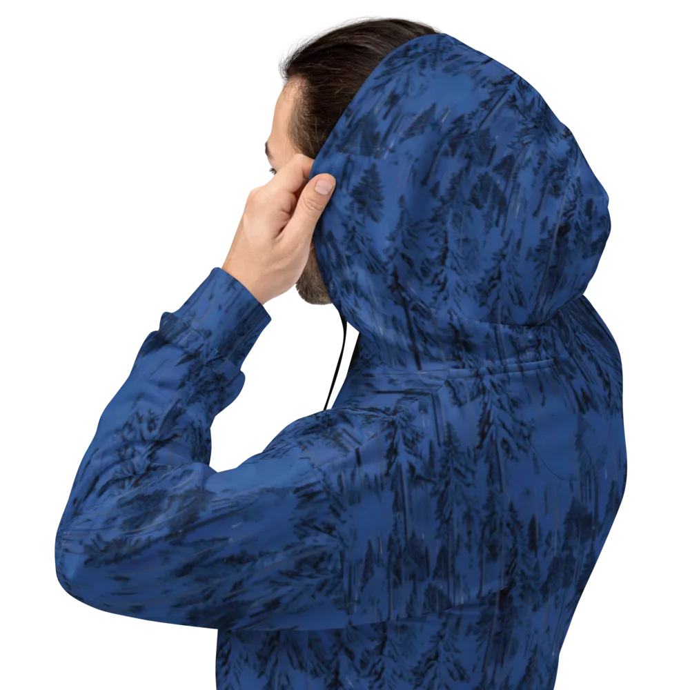 Bluewood Nocturne on Hoodie — Back