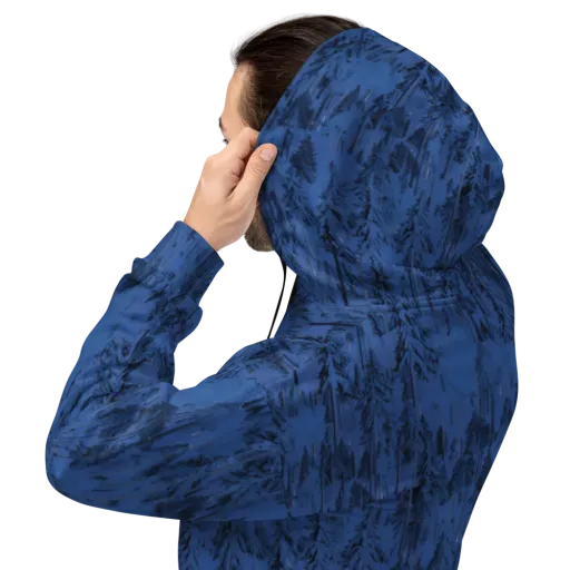 Bluewood Nocturne on a Hoodie