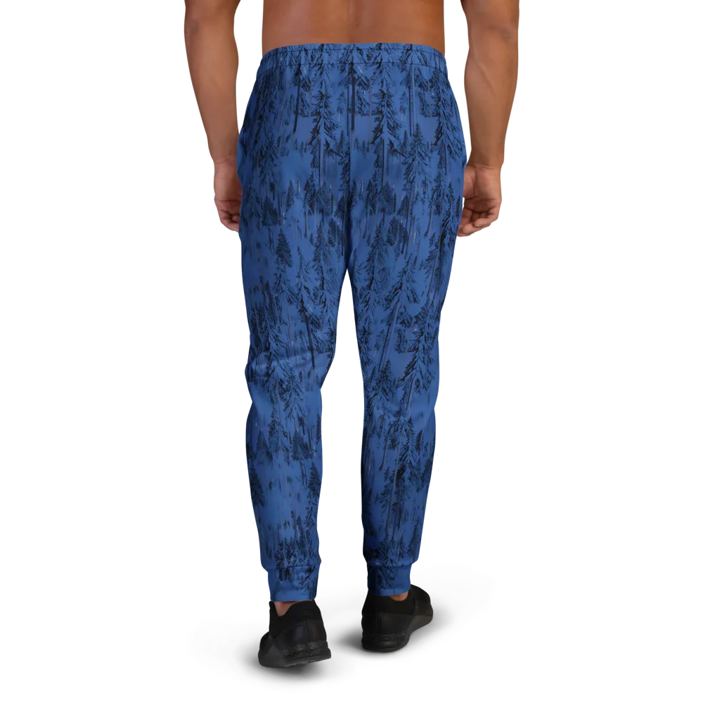 Bluewood Nocturne on Men's Joggers — Back