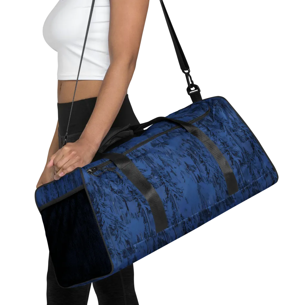Bluewood Nocturne on Duffle Bag — Front
