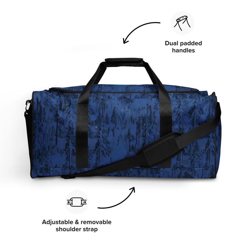 Bluewood Nocturne on Duffle Bag — Front