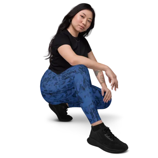 Bluewood Nocturne on a Leggings with Pockets