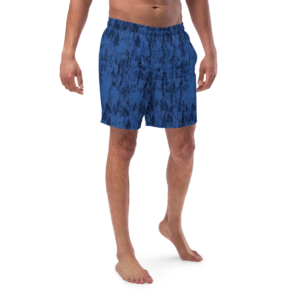 Bluewood Nocturne on Swim Trunks — Front