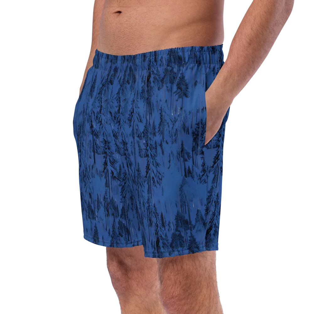 Bluewood Nocturne on Swim Trunks — Left Front