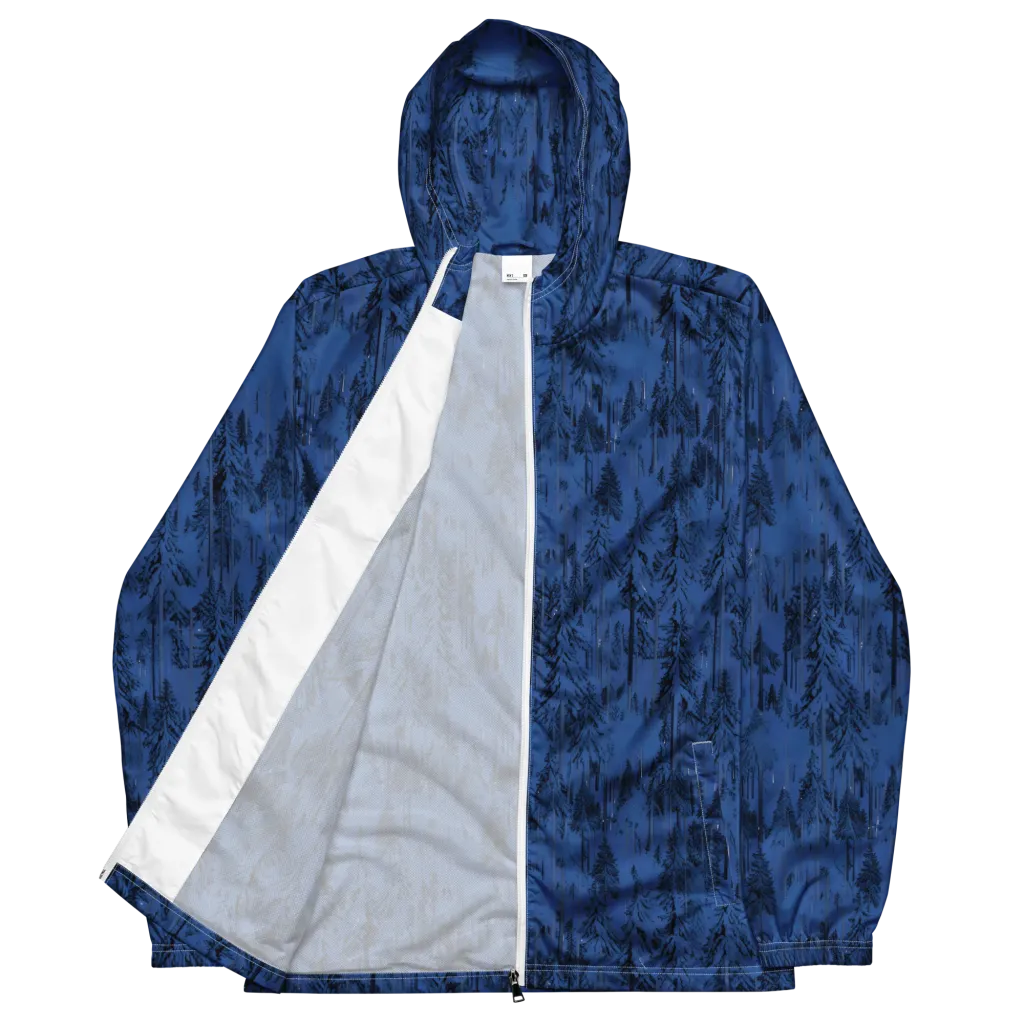 Bluewood Nocturne on Men's Windbreaker — Front
