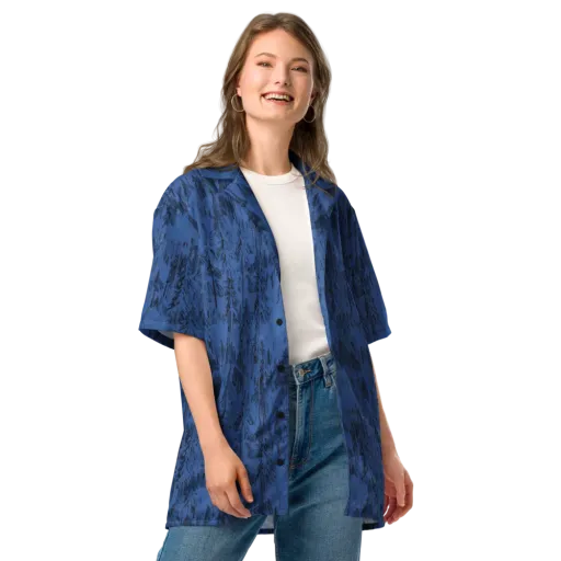 Bluewood Nocturne on a Button Shirt