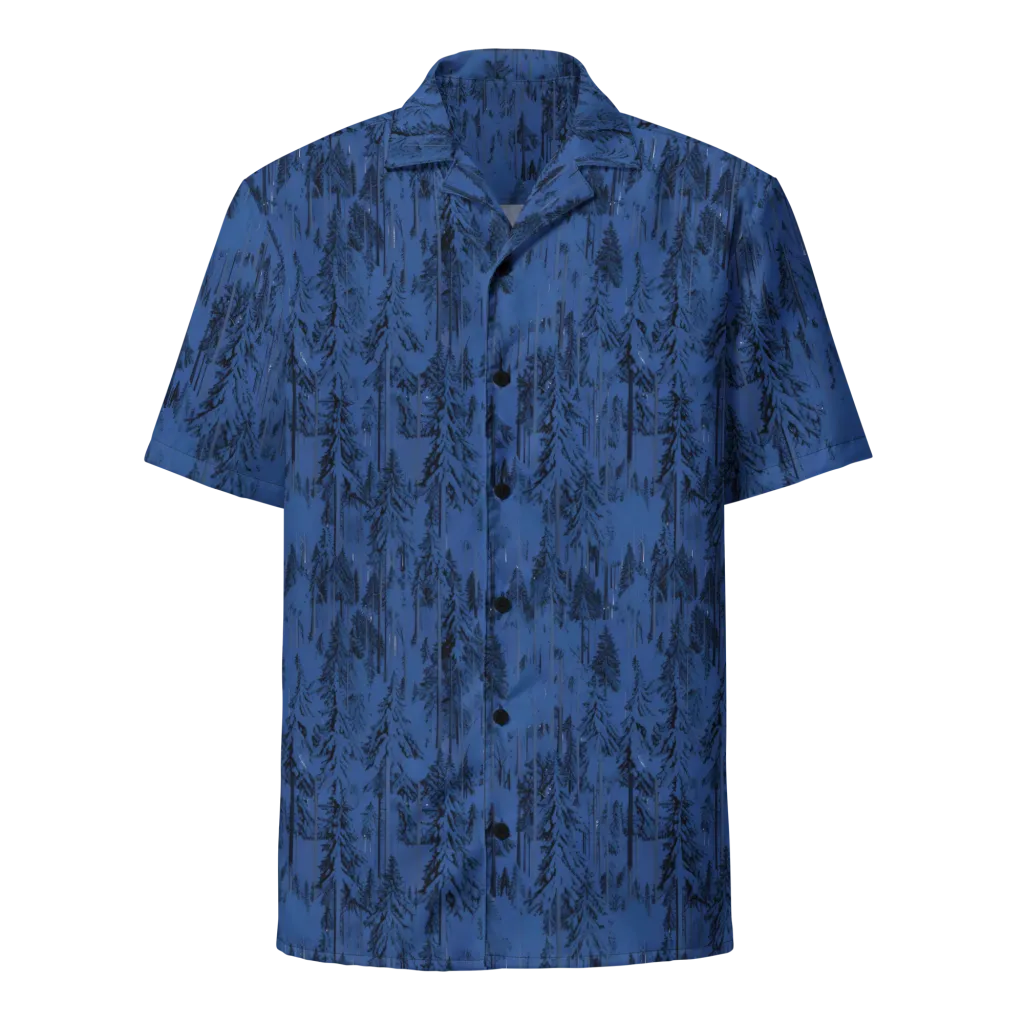 Bluewood Nocturne on Button Shirt — Front