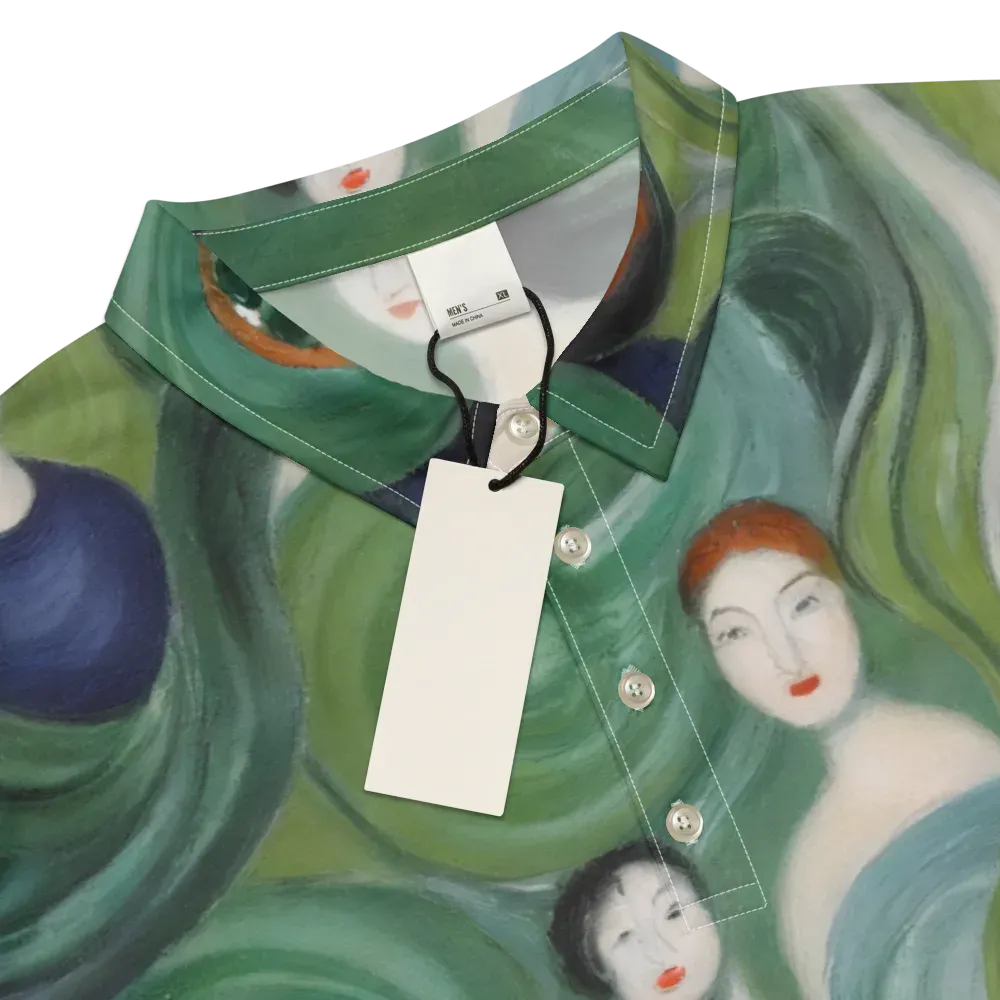 Emerald Reverie on Men's Slim Fit Polo Shirt — Product details