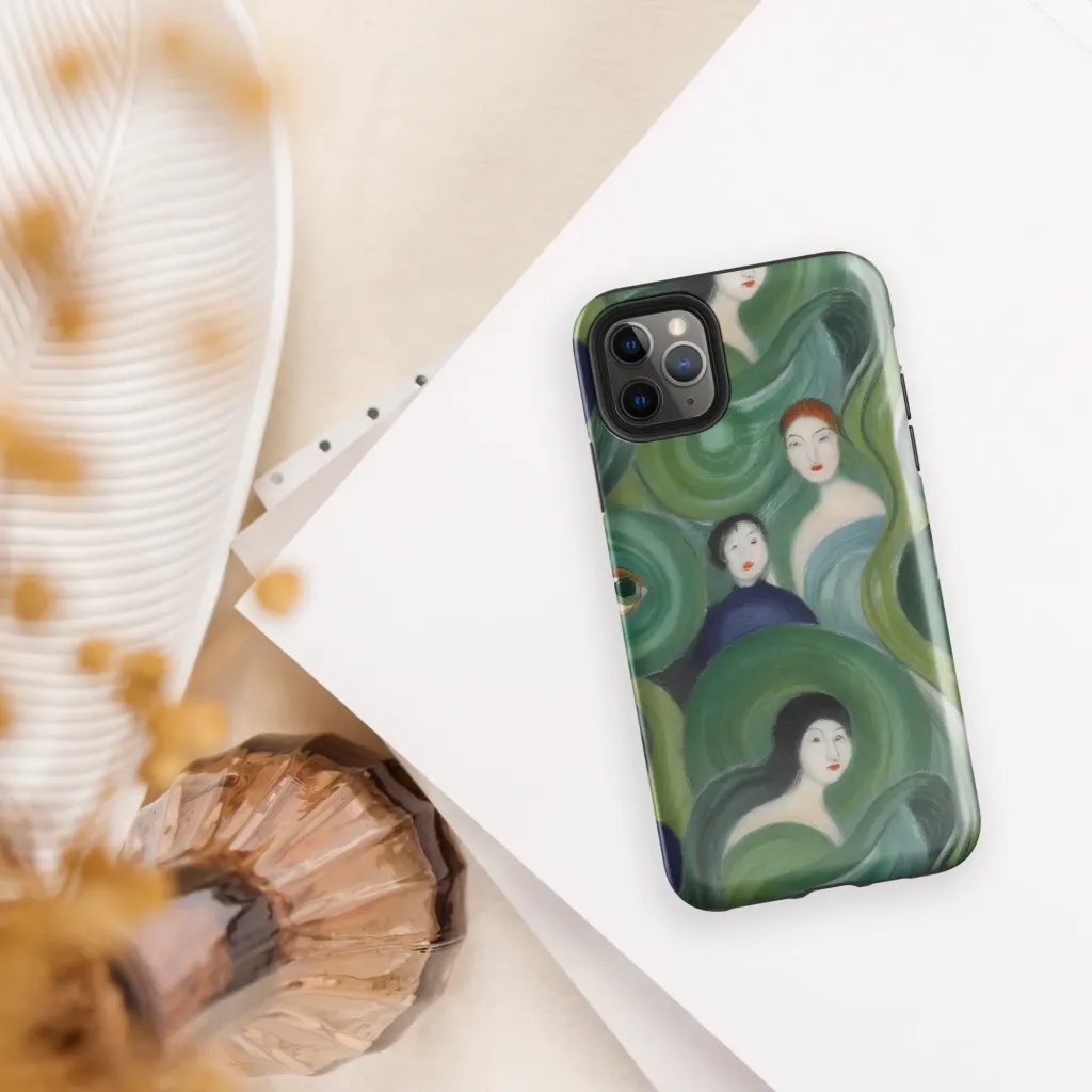 Emerald Reverie on Tough Case for iPhone® — Front