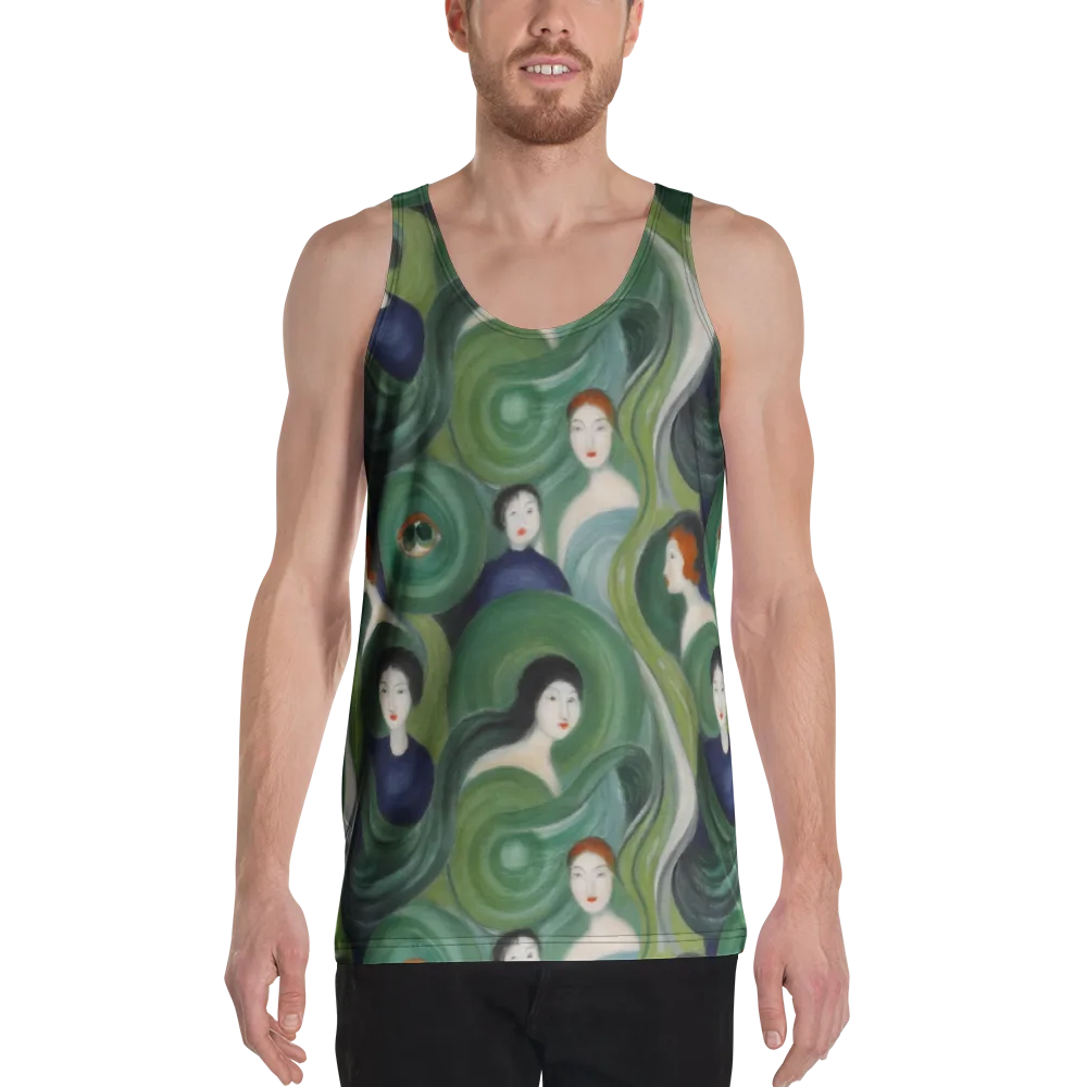 Emerald Reverie on Men's Tank Top — Front