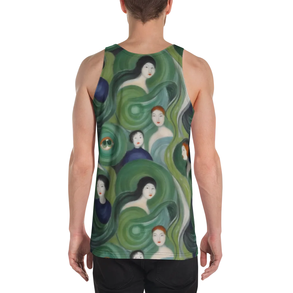 Emerald Reverie on Men's Tank Top — Back