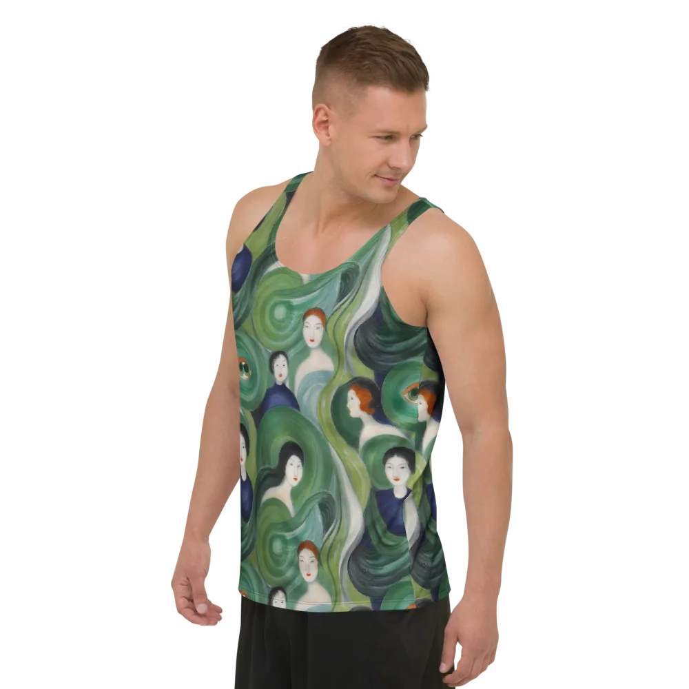 Emerald Reverie on Men's Tank Top — Left Front