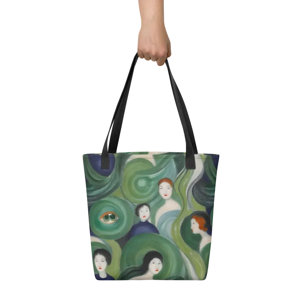 Emerald Reverie on Tote Bag — Front