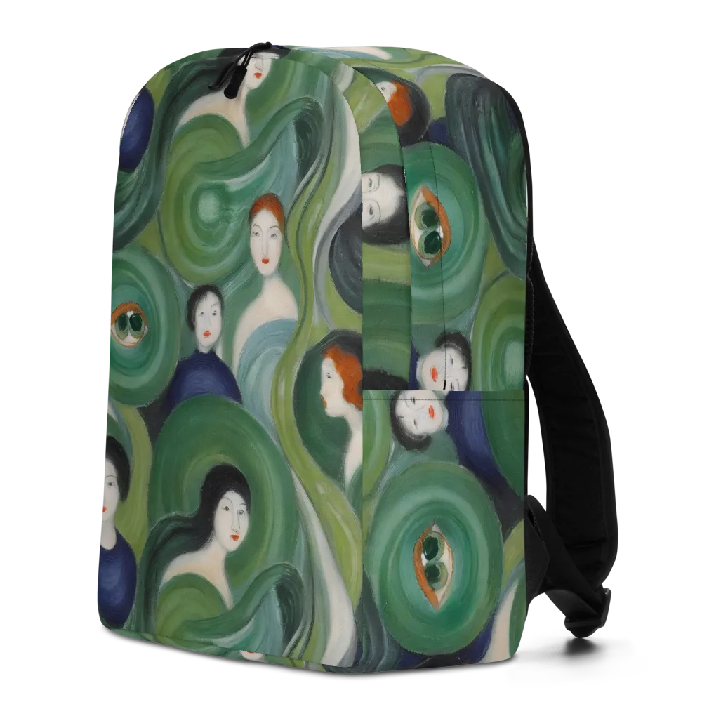 Emerald Reverie on Minimalist Backpack — Left
