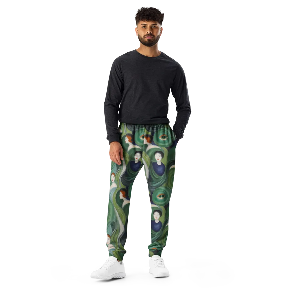 Emerald Reverie on Men's Joggers — Front