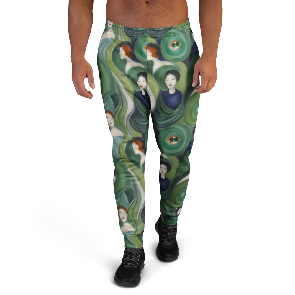 Emerald Reverie on Men's Joggers — Front
