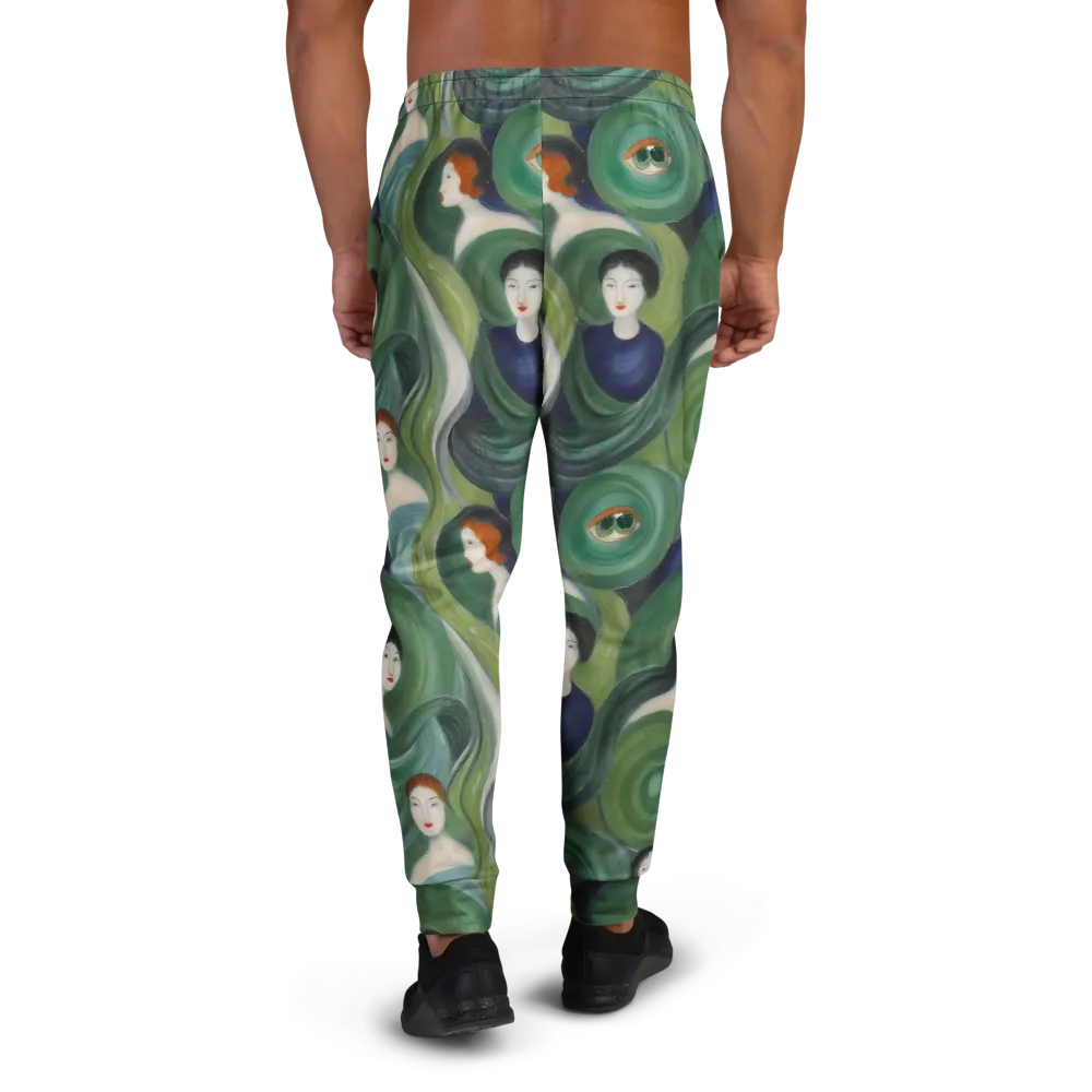 Emerald Reverie on Men's Joggers — Back