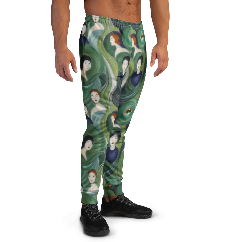 Emerald Reverie on Men's Joggers — Right