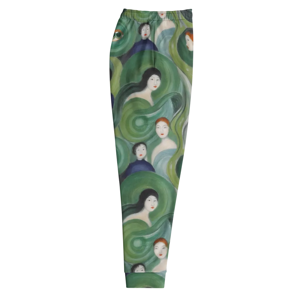 Emerald Reverie on Men's Joggers — Right