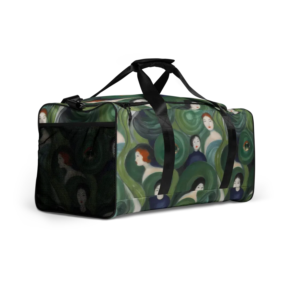 Emerald Reverie on Duffle Bag — Right Front