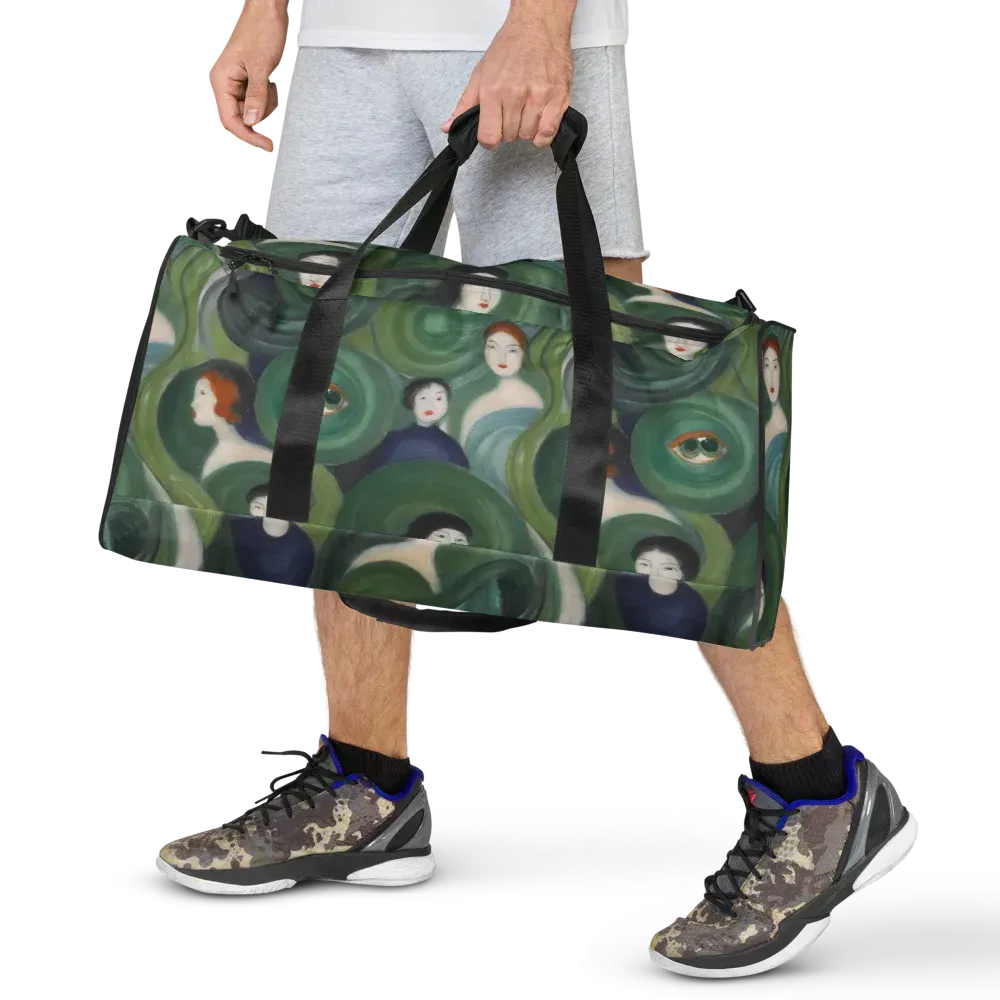 Emerald Reverie on Duffle Bag — Front