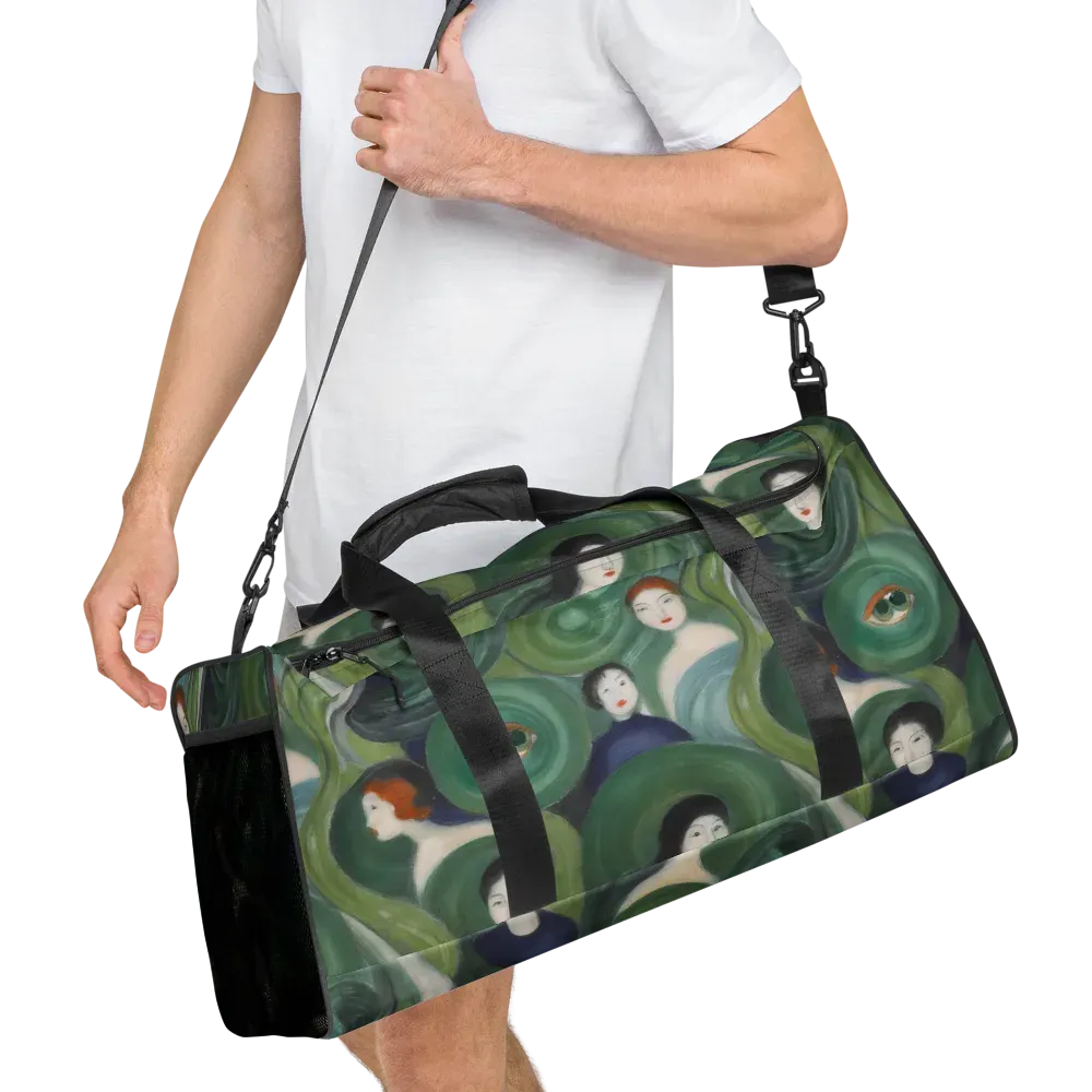 Emerald Reverie on Duffle Bag — Right Front