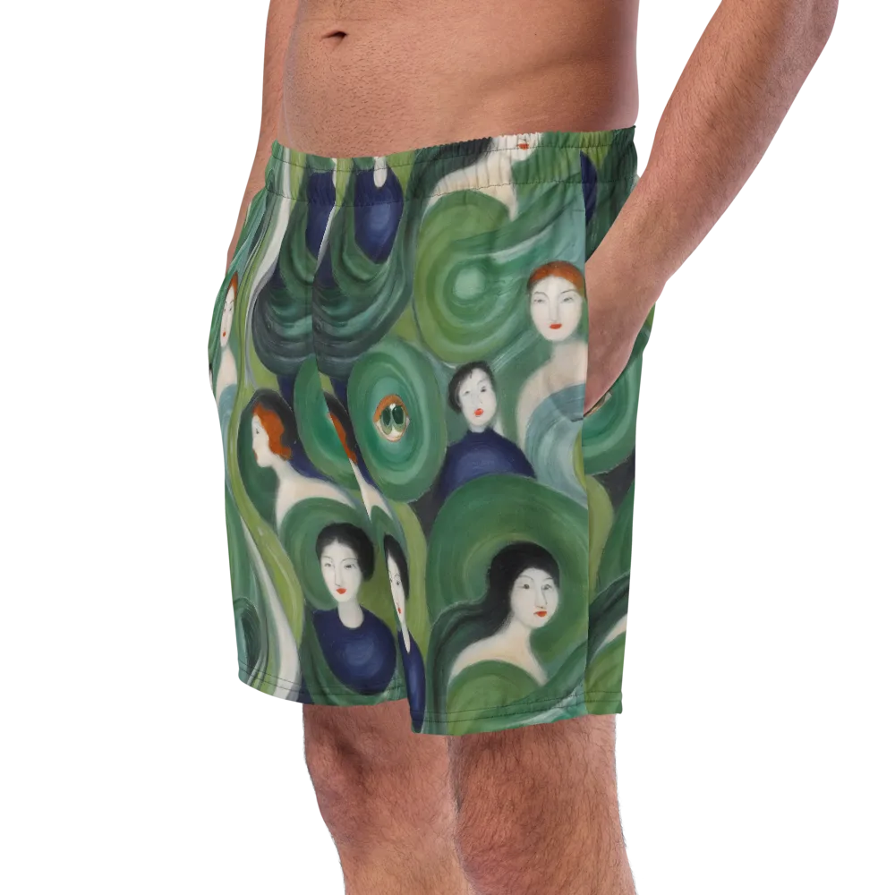 Emerald Reverie on Swim Trunks — Left Front