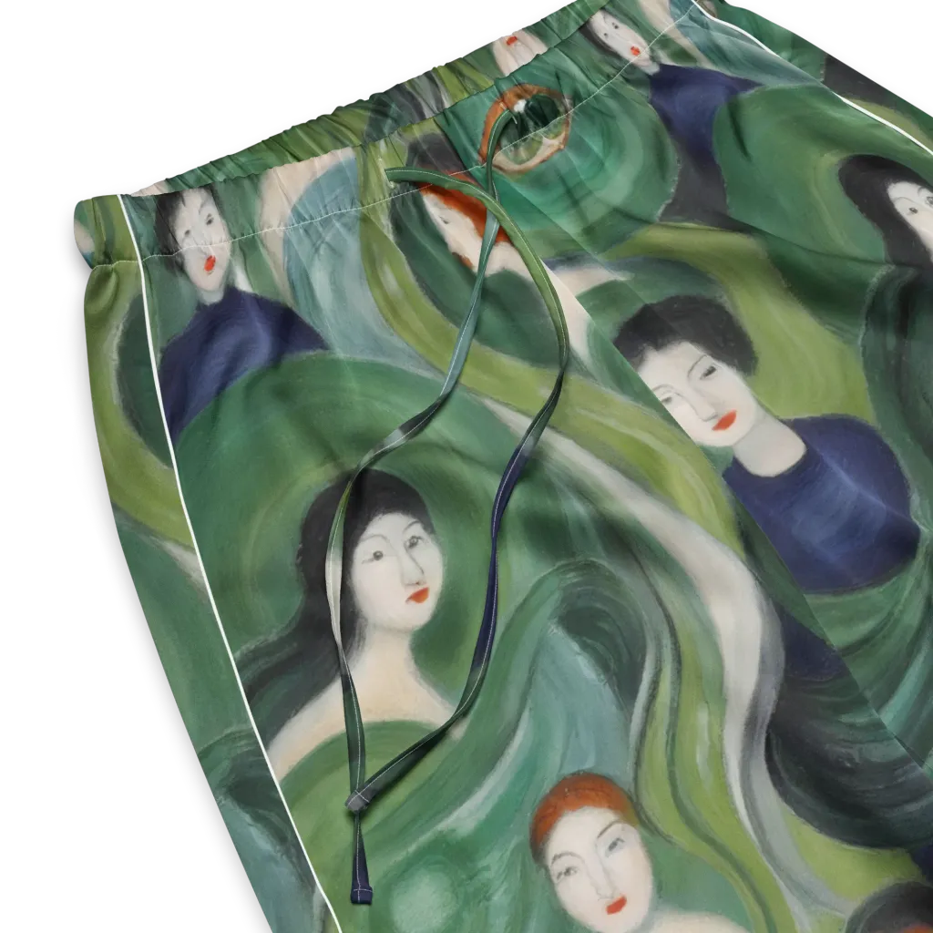 Emerald Reverie on Women's Pajama Pants — Product details