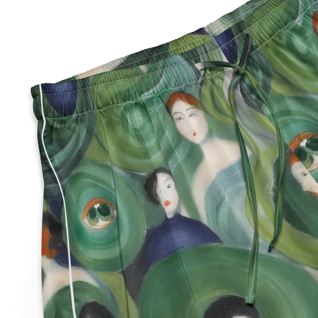 Emerald Reverie on Women's Pajama Shorts — Product details
