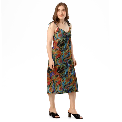 Molten Echoes on a Slip Dress